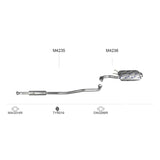 Redback Muffler for Hyundai Elantra (2000 - 12/2011)