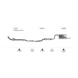 Redback Muffler for Ford Falcon (10/2002 - 04/2008)