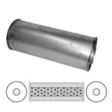 6" Round, 16" Long, 3" Centre/Centre - Megaflow