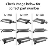 Redback Mufflers Bolt On for Toyota Camry (01/2002 - 01/2006)