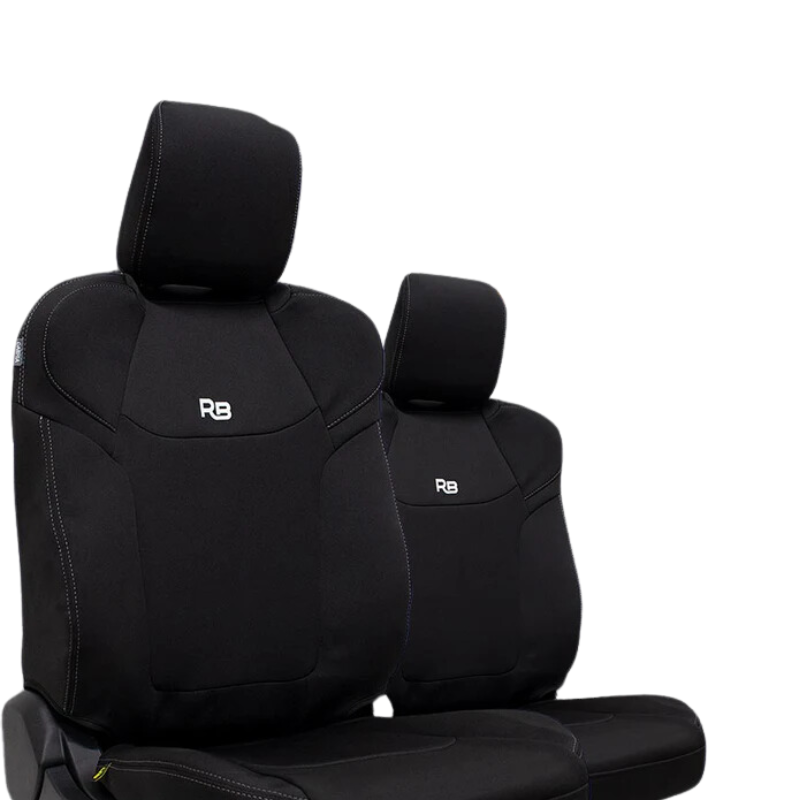 Razorback 4x4 GP4 Standard Neoprene 2x Front Seat Covers Suitable for a Isuzu D-MAX RG