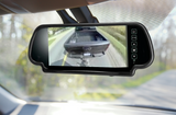 Monitor 7-Inch Mirror AHD Kit by Safety Dave | High-Definition Rear-View Mirror Display