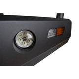 EFS Stockman bullbar LED fog light and indicator close up, Holden Colorado 2012-2016