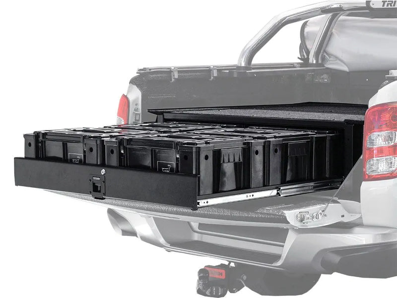 Mitsubishi Triton 2015-current Wolf Pack Drawer Kit - by Front Runner