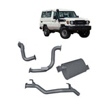 Redback Extreme Duty Exhaust for Toyota Landcruiser 78 Series Troop Carrier (11/2016 - on)