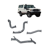 Redback Extreme Duty Exhaust for Toyota Landcruiser 78 Series Troop Carrier (11/2016 - on)