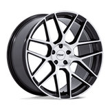 TSW Lasarthe Wheel in Gloss Black Machined