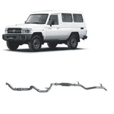 Redback Extreme Duty Exhaust for Toyota Landcruiser 78 Series 4.2L TD (01/2001 - 01/2007) - Brixton 4x4 - Buy Online Now!