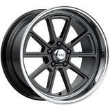 American Racing Draft VN510 Gloss Black w/ Diamond Cut Lip alloy wheel - front view