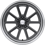 American Racing Draft VN510 Gloss Black w/ Diamond Cut Lip alloy wheel - angled view