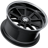 American Racing Draft VN510 Gloss Black w/ Diamond Cut Lip alloy wheel - side profile