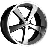 American Racing Nova VN701 Gloss Black Machined alloy wheel