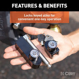 CURT Rebellion XD Tongue And Hitch Lock Set - Brixton 4x4 - Buy Online Now!