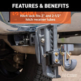CURT Rebellion XD Tongue And Hitch Lock Set - Brixton 4x4 - Buy Online Now!