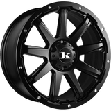 King Gator Wheels 17 Inch Satin Black