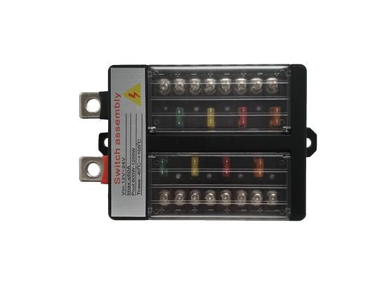 8 Way Switch Panel Module 9-30V Blue