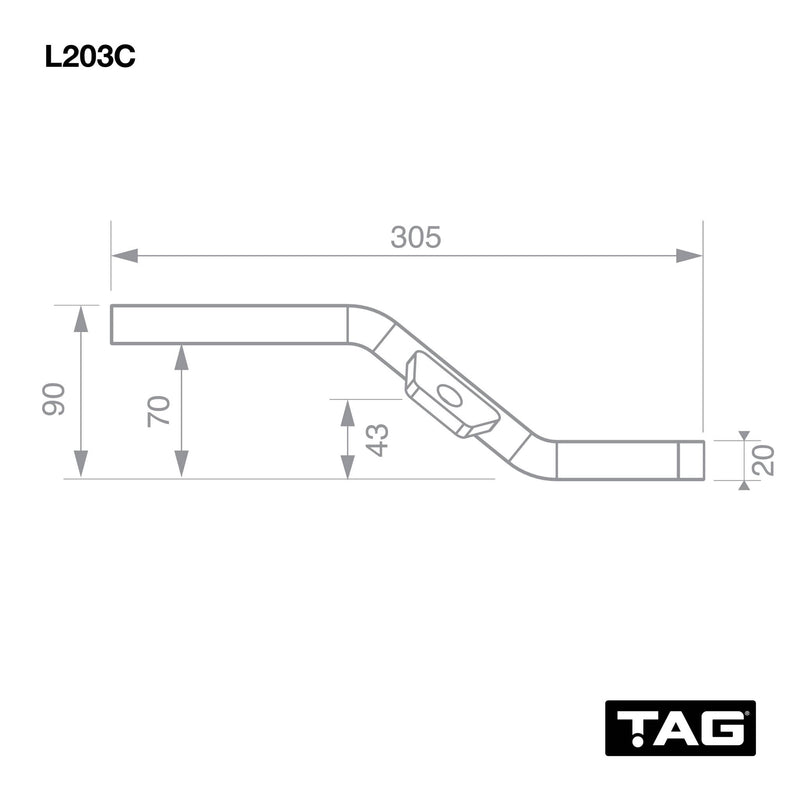 Tow Ball Hitch With Chain Hole