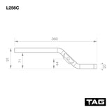 TAG Class 2 Tow Ball Mount / Tow Ball Hitch With Chain Hole