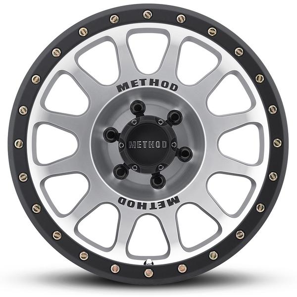 Method 305  NV HD Machined Face Matte Black Lip Wheels
