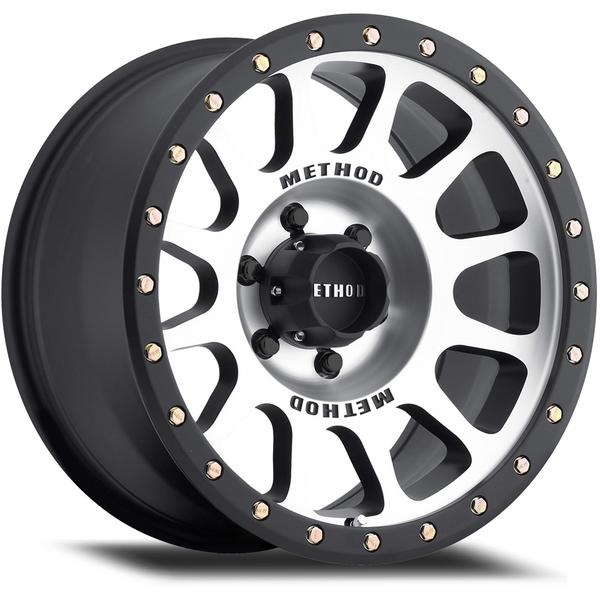 Method 305  NV HD Machined Face Matte Black Lip Wheels