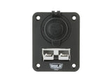 Double Flush Mount Housing - With 50A Anderson Plug And Acc