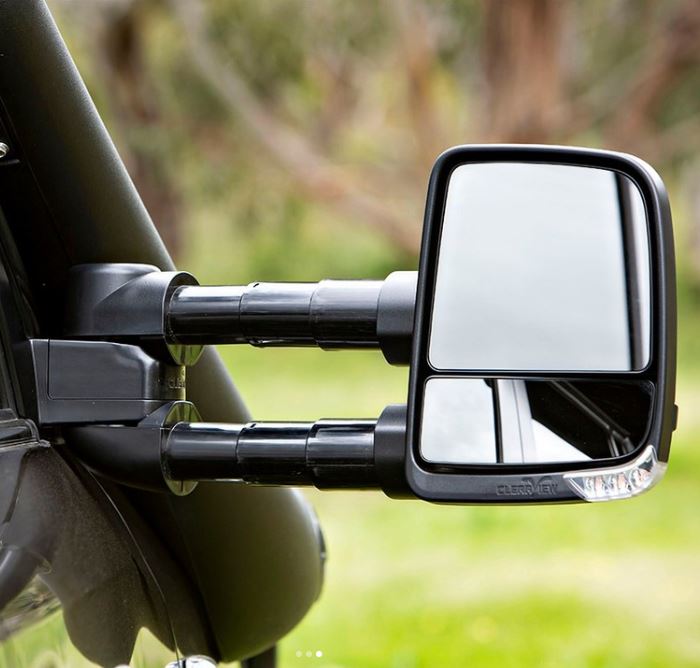 Clearview Next Gen Towing Mirrors for Mitsubishi Triton GLS 2019 onwards