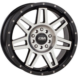 CSA Renegade Wheel 17x8 Small Cap Gloss Black Machine Face