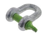 D Shackle 10Mm Rated To - 1000Kg Galvanised Drop Forged