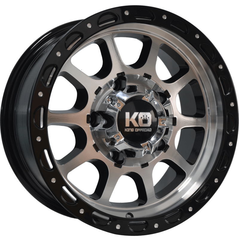 King Offroad Wheels Razor Gloss Black Machined Aftermarket Accessory