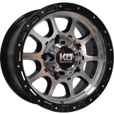 King Razor Wheels Gloss Black Machined Face