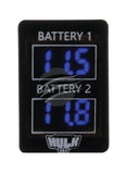 Dual DC Voltmeter- Late Toyota Vehicles - Blue LED