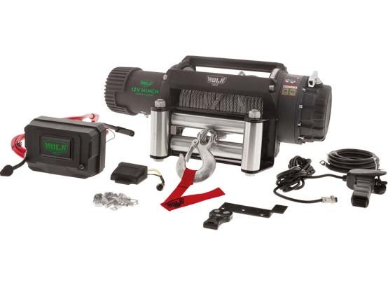 Elec Winch 12V Professional - Series 9500Lbs Steel Cable
