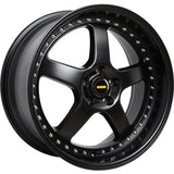 Forgeauto Wheels FA-5 Black Milled 17"x7" 40P