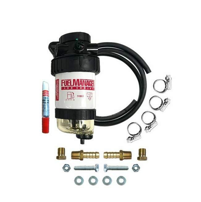 Fuel Manager Pre Filter Dual Bracket for Toyota Landcruiser 70 Series 2007+