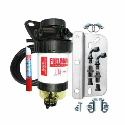 Fuel Manager Pre Filter Fuel Water Separator Kit suits Mitsubishi Pajero 2006+ NS NT NW 3.2L Turbo Diesel