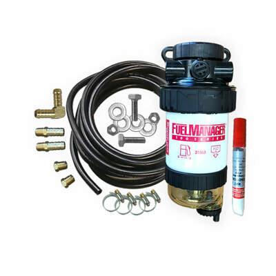 Fuel Manager Pre-Filter Kit suits Mitsubishi Pajero 3.2L 4M41 2010+