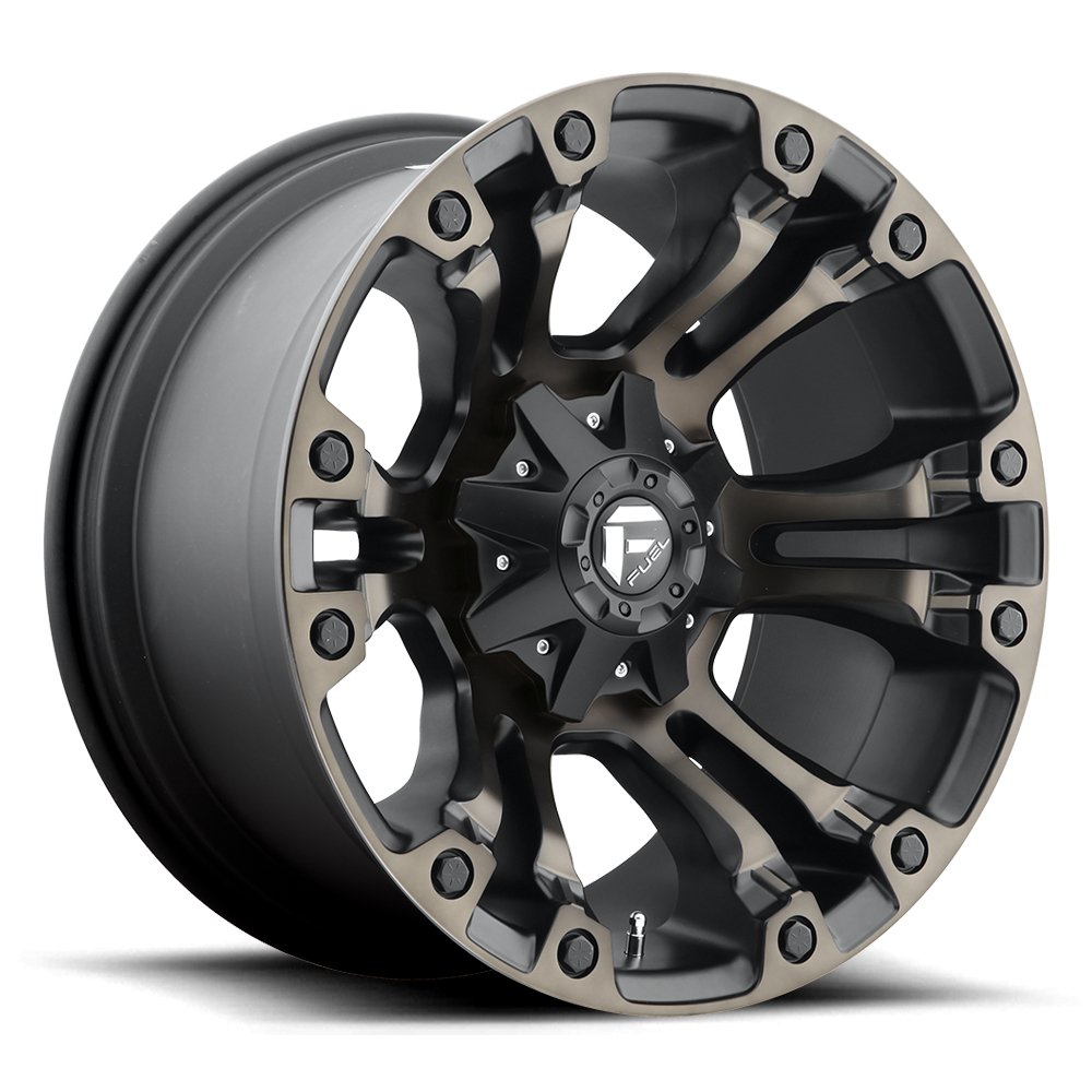 Fuel Vapor 20 Inch Wheels Matte Black Brixton 4x4