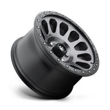 Fuel Vector Wheel Matte Gunmetal With Black Bead Ring 17 Inch
