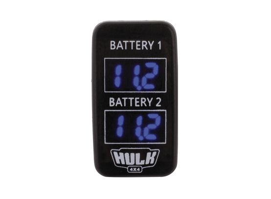 Dual Voltmeter Oe Rpl T/S - Early Toyota Blue Led