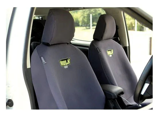 Hulk Front Seat Covers to suit Holden Colorado & Isuzu Dmax & MUX - Brixton 4x4 - Buy Online Now!
