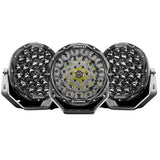 Infinite 8.5" LED Driving Lights- Triple Pack with two harnesses