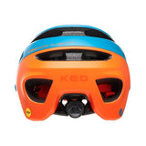 Mountain Bike Helmet - Adult - Blue & Orange Colour