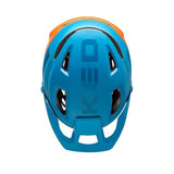 Mountain Bike Helmet - Adult - Blue & Orange Colour