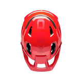 red mountain bike helmet adult