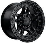 King OffRoad Wheels BARRETT Satin Black 18"x9"