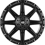 King Wheels Blade Satin Black Alloy Wheels Aftermarket Accessory
