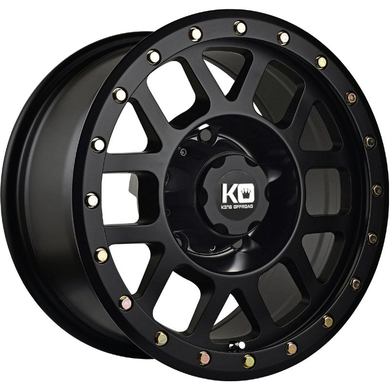 King Tremor Wheels Satin Black 17 Inch