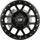 King Tremor Wheels Satin Black 17 Inch