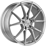 King Wheels VENOM Silver Brushed 20"x10"