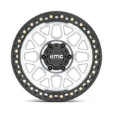 KMC KM549 GRS Wheels in machined with satin black lip